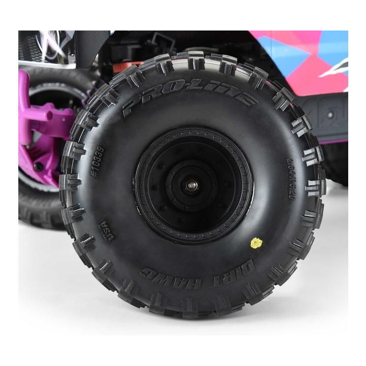 Pro-Line kolo 1:10 s pneu Dirt Hawg 2.0 2.6", disk černý Stock (2): Arrma Quake, Gorgon