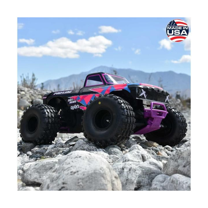 Pro-Line kolo 1:10 s pneu Dirt Hawg 2.0 2.6", disk černý Stock (2): Arrma Quake, Gorgon