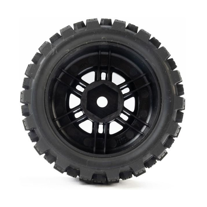 Pro-Line kolo 1:16, pneu Badlands MX, disk černý H12mm (4): Mojave Grom