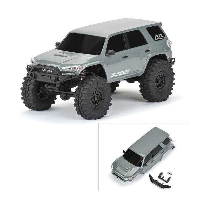 Pro-Line karosérie 1:24 2024 Toyota 4Runner rozvor 132mm, šedá, sestavená: Axial SCX24