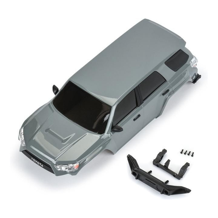 Pro-Line karosérie 1:24 2024 Toyota 4Runner rozvor 132mm, šedá, sestavená: Axial SCX24