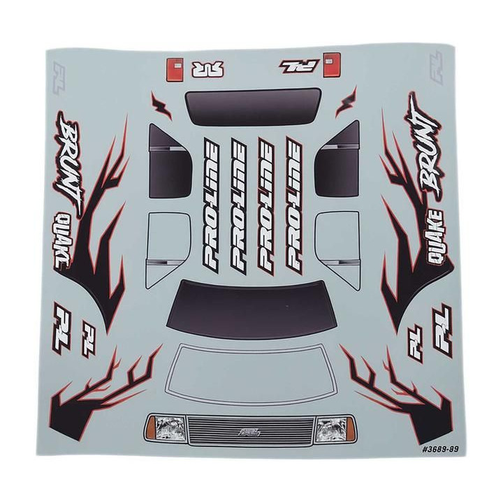 Pro-Line karosérie 1:16 Brunt červená: Arrma Quake Grom