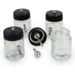 Modelcraft skleněné airbrush nádobky (4)
