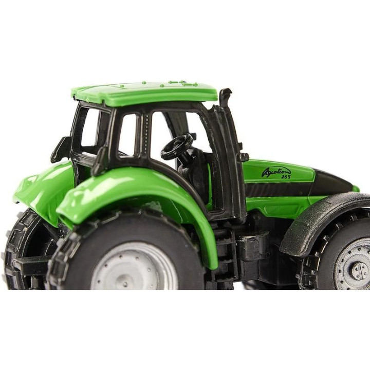 SIKU Blister - traktor DEUTZ-FAHR s vlečkou Fortuna