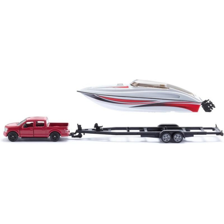 SIKU Super - Ford F150 se člunem 1:55