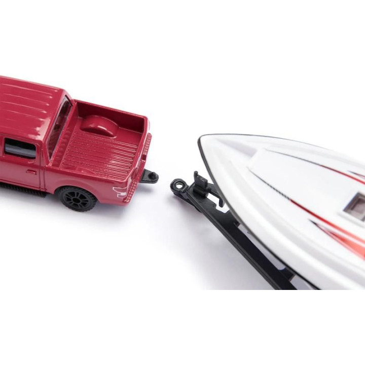 SIKU Super - Ford F150 se člunem 1:55