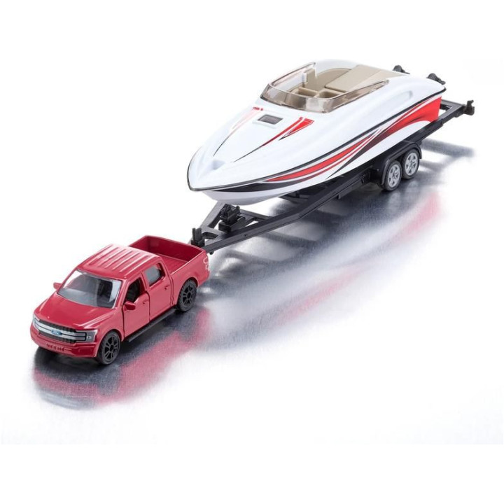 SIKU Super - Ford F150 se člunem 1:55