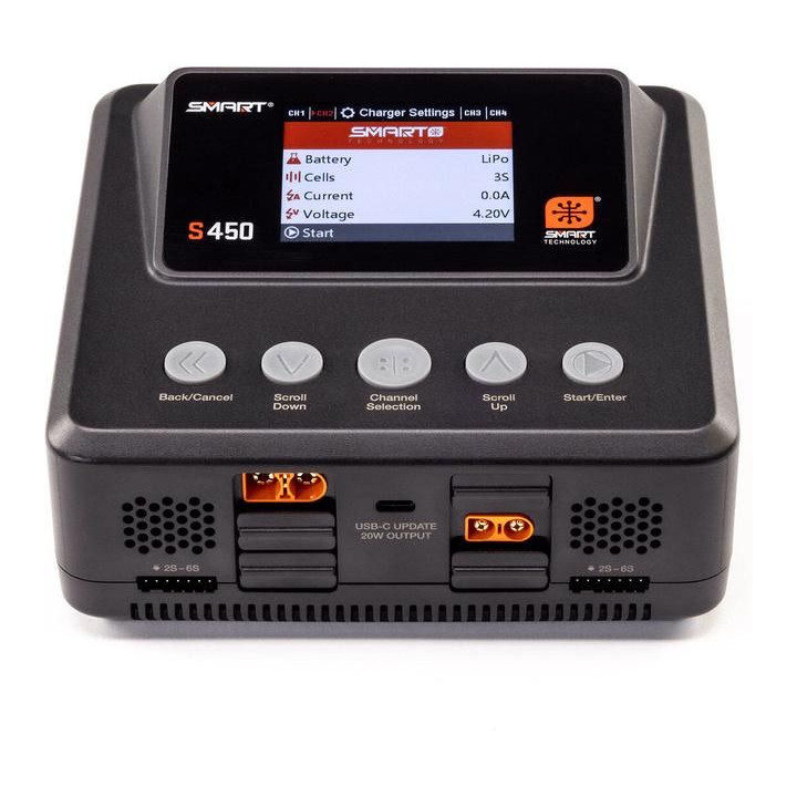 Spektrum nabíječ Smart S450 G2 4x50W AC/DC