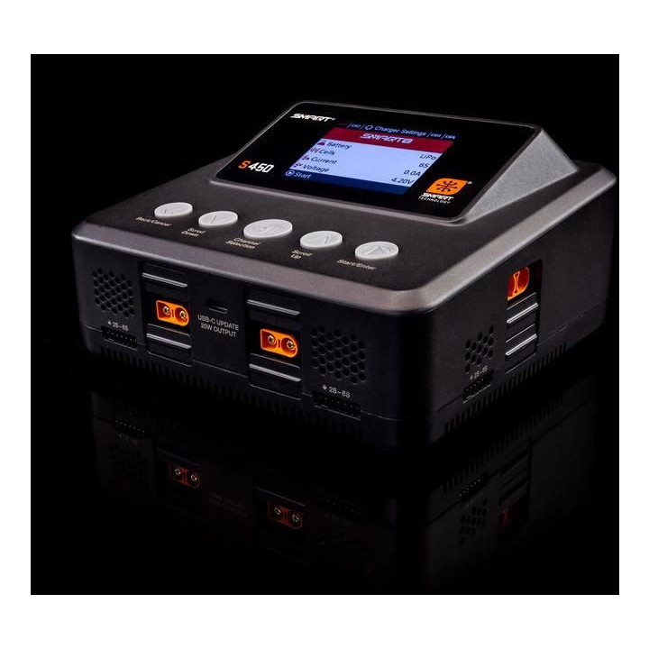 Spektrum nabíječ Smart S450 G2 4x50W AC/DC