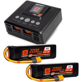 Spektrum Smart Powerstage G2 Air 4S 2200mAh IC3 2x, nabíječ S250