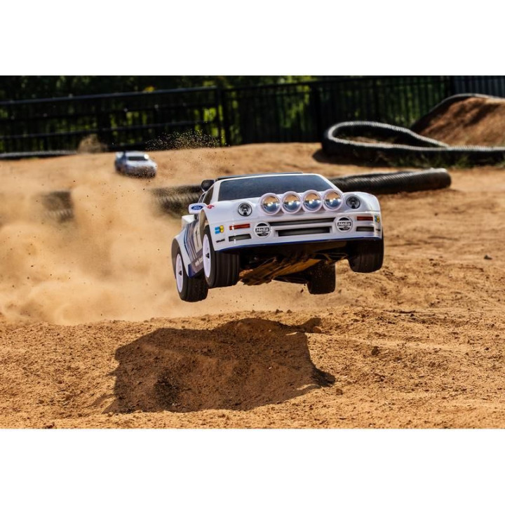 Traxxas Mini Rally Ford RS200 1:12 4WD VXL RTR modrý