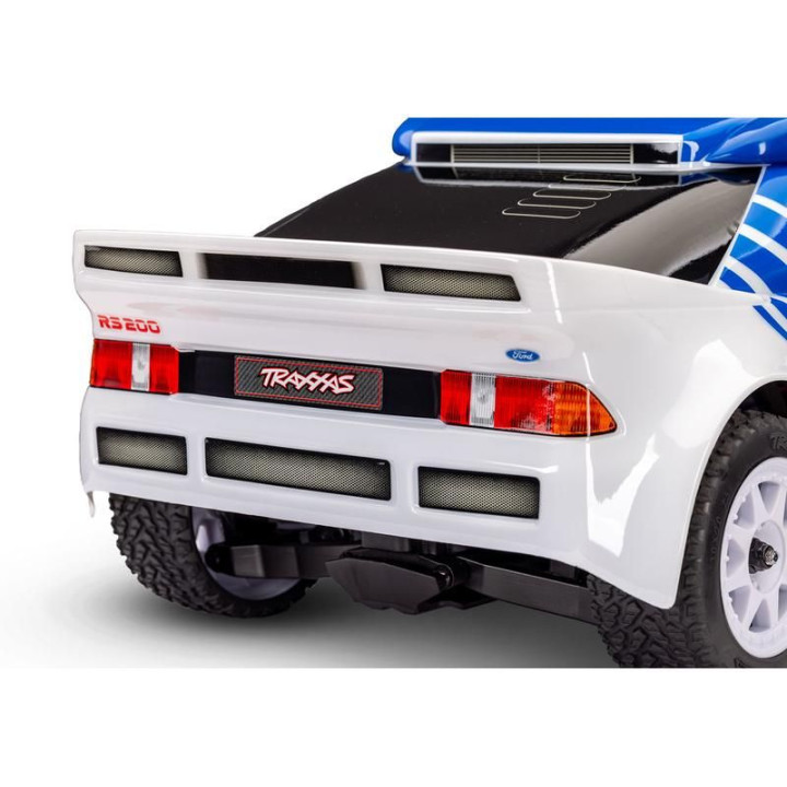 Traxxas Mini Rally Ford RS200 1:12 4WD VXL RTR šedý