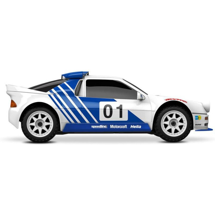 Traxxas Mini Rally Ford RS200 1:12 4WD VXL RTR červený