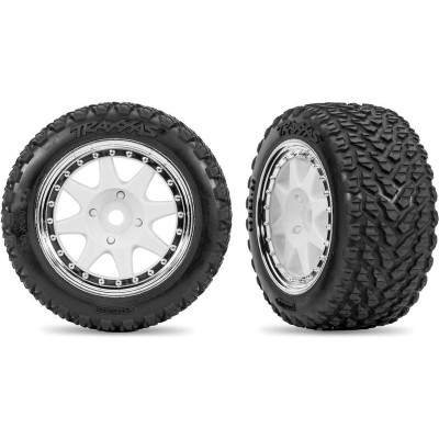Traxxas kolo, disk 8-spoke, pneu Rally (zadní) (2)