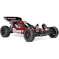 RC model auta Bandit HD v měřítku 1:10, typu Buggy. Pohání jej stejnosměrný motor Titan 550. Model jezdí až 56 km/h! Obsahuje odolné komponenty - Extreme Heavy Duty a náhon 2WD. NiMH akumulátor a USB-C nabíječ v balení.
