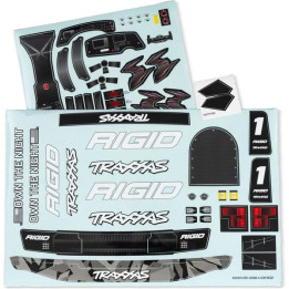 Traxxas samolepky Unlimited Desert Racer Rigid