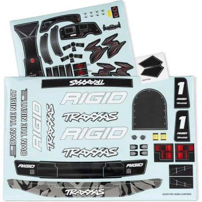 Traxxas samolepky Unlimited Desert Racer Rigid