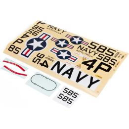 E-flite samolepky Navy: RC-45J 1.5m