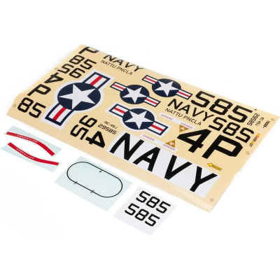 E-flite samolepky Navy: RC-45J 1.5m