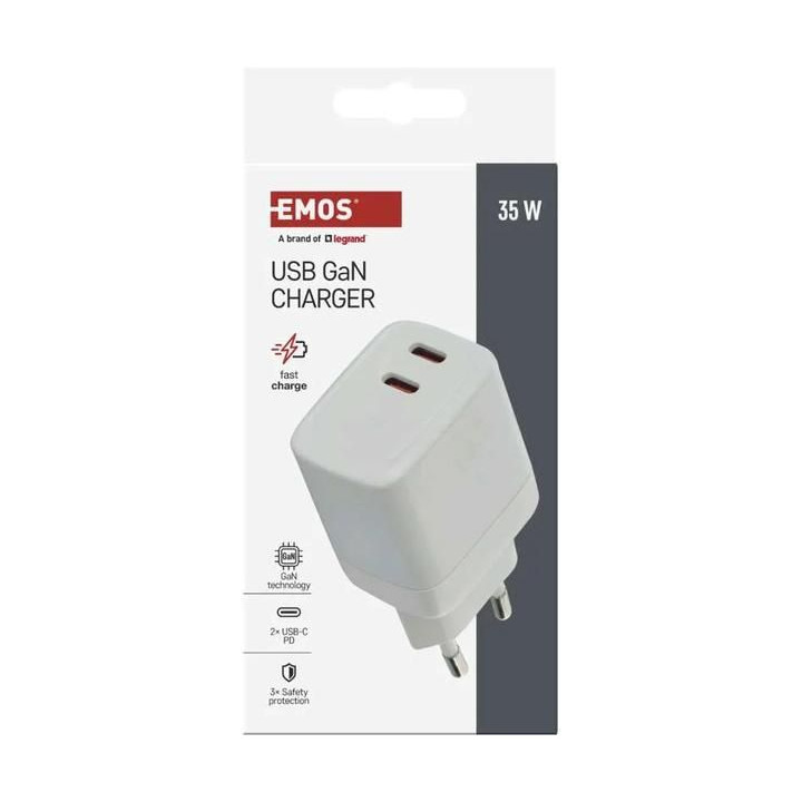 Síťový USB adaptér (zdroj) GaN PD 35W