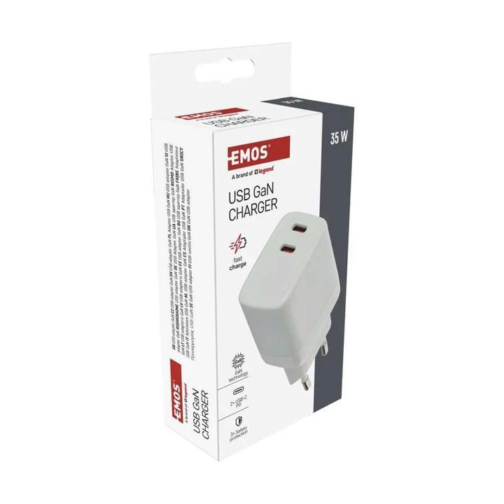 Síťový USB adaptér (zdroj) GaN PD 35W