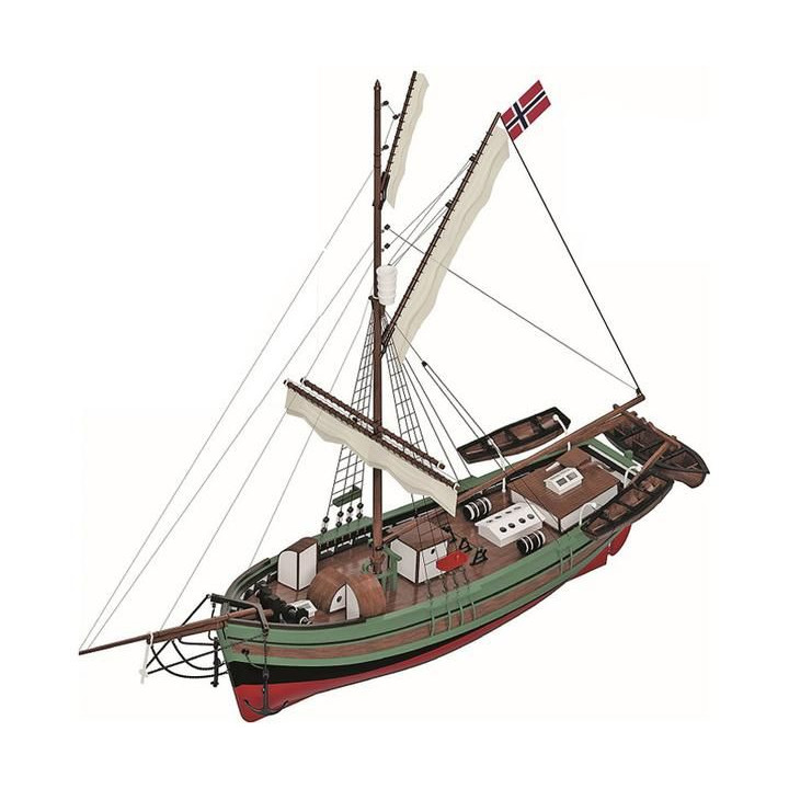 Modell-Tec Výzkumná plachetnice Gjoa 1:50 kit