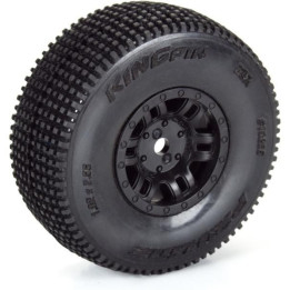 Pro-Line kolo 1:16, pneu King Pin, disk černý H12mm (4): Mojave Grom
