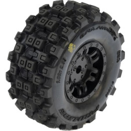 Pro-Line kolo 1:16, pneu Badlands MX, disk černý H12mm (4): Mojave Grom