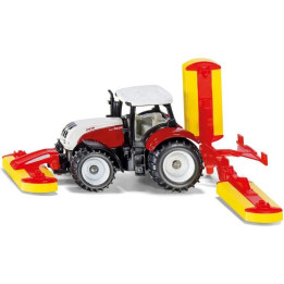 SIKU Blister - traktor Steyr se sekacími nástavci