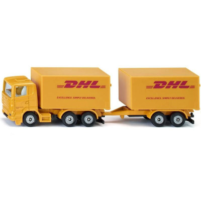 SIKU Blister - DHL kamion s přívěsem