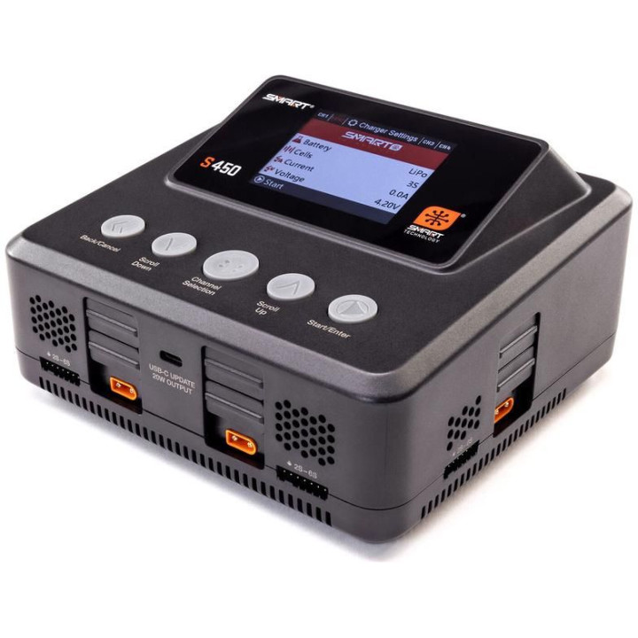 Spektrum nabíječ Smart S450 G2 4x50W AC/DC