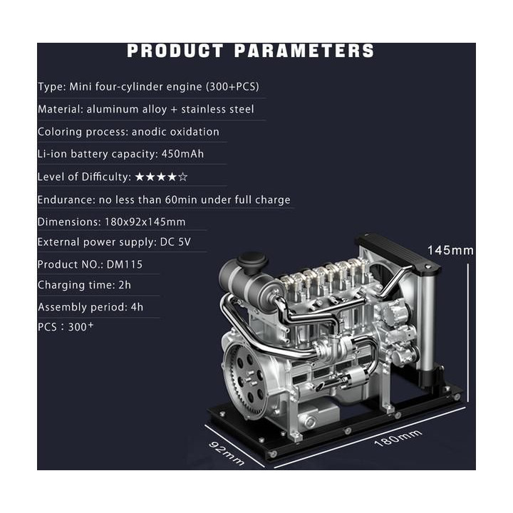 Teching dieselový motor Mini