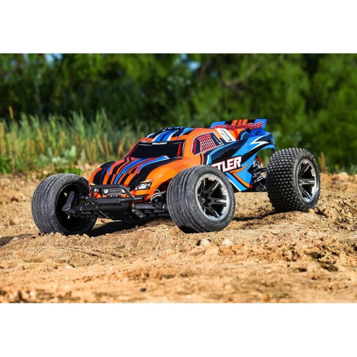 Traxxas Rustler 1:10 HD RTR modrý