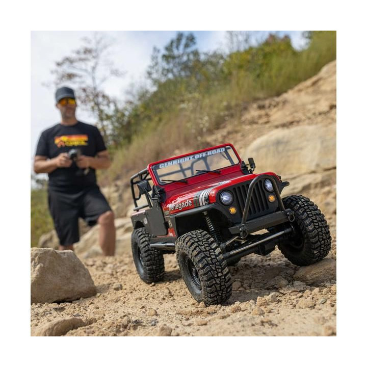 Axial SCX10 III Jeep CJ-7 1:10 4WD RTR červená