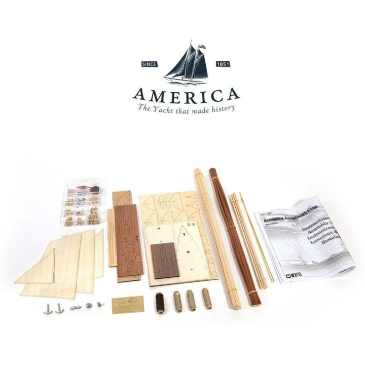 OCCRE America jachta - Americas Cup 1851 1:75