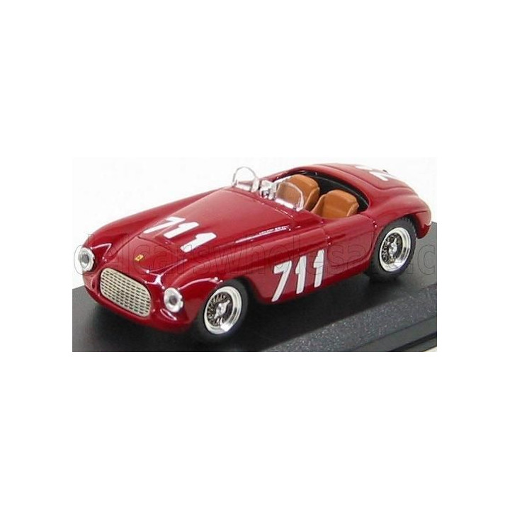 ART MODEL FERRARI 166 MM MILLE MIGLIA 1950 N 711 BRACCO - MAGLIOLI - RED 1/43