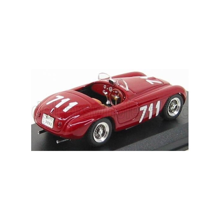 ART MODEL FERRARI 166 MM MILLE MIGLIA 1950 N 711 BRACCO - MAGLIOLI - RED 1/43