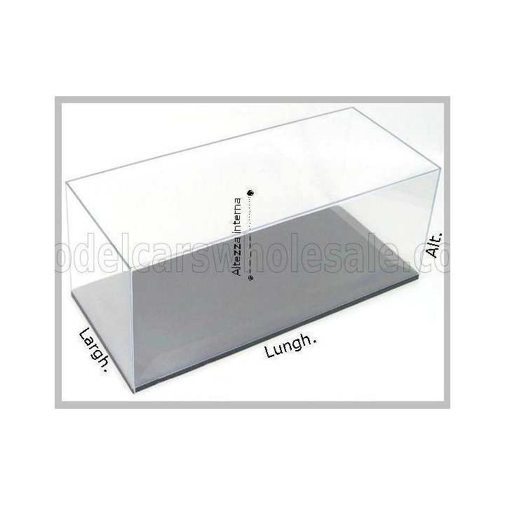 ATLANTIC VETRINA DISPLAY BOX BOHEMIA WITHOUT BASE - Lungh.LENGHT cm 32.5 X Largh.WIDTH cm 16.5 X Alt.HEIGHT cm 12.5 (altezza int