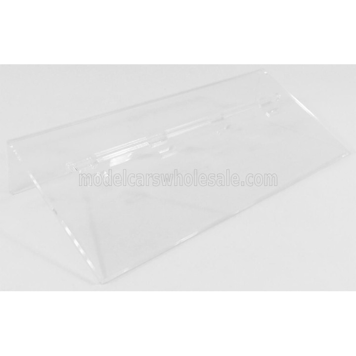 ATLANTIC VETRINA DISPLAY BOX RAMPA LATERALE - LATERALRAMP - CAR NOT INCLUDED - PLASTIC DISPLAY 1/18
