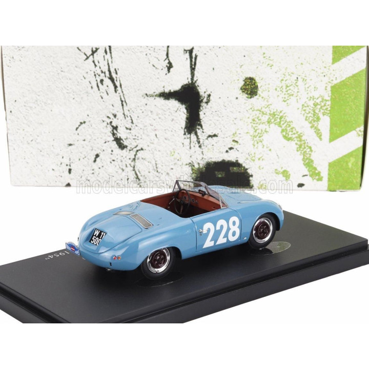 AUTOCULT DENZEL WD 1300 SPIDER SUPER N 228 RALLY DES ALPES AUSTRIA 1954 - LIGHT BLUE 1/43