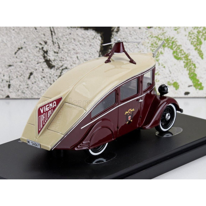 AUTOCULT SINGER POPULAR VIENA CAPELLANES GREAT BRITAIN - SPAIN 1935 - RED IVORY 1/43