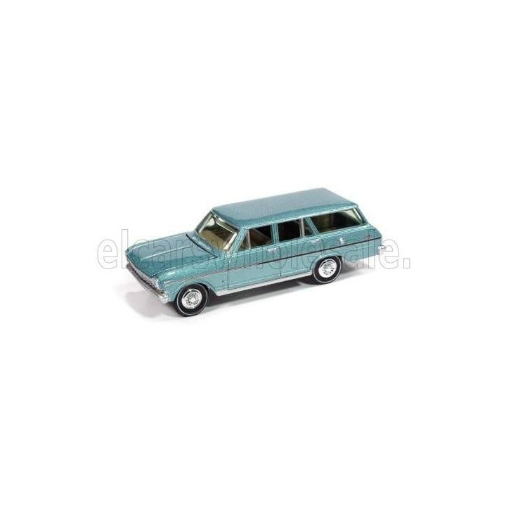AUTOWORLD CHEVROLET NOVA II SW STATION WAGON 1965 - GREEN 1/64