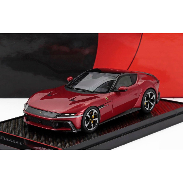BBR MODELS FERRARI 12CILINDRI V12 830cv 2024 - ROSSO IMOLA - RED MET 1/43