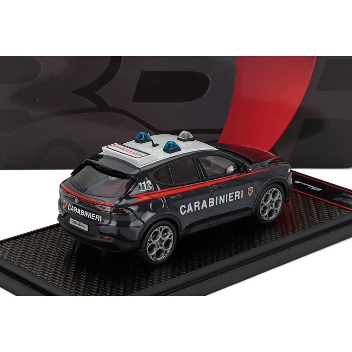 BBR MODELS ALFA ROMEO TONALE VELOCE CARABINIERI 2023 - BLUE WHITE RED 1/43