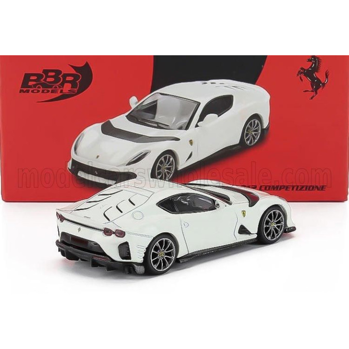 BBR MODELS FERRARI 812 COMPETIZIONE 2021 - BIANCO AVUS - WHITE 1/64