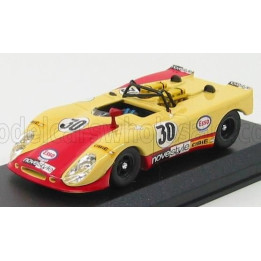 BEST MODEL PORSCHE FLUNDER LE MANS 1971 N 30 COSSON LEUZE - YELLOW RED 1/43