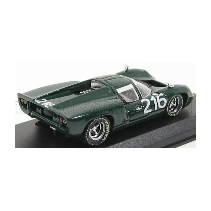 BEST MODEL LOLA T70 COUPE N 216 TARGA FLORIO 1967 EPSTEIN - DIBLEY - DARK GREEN 1/43
