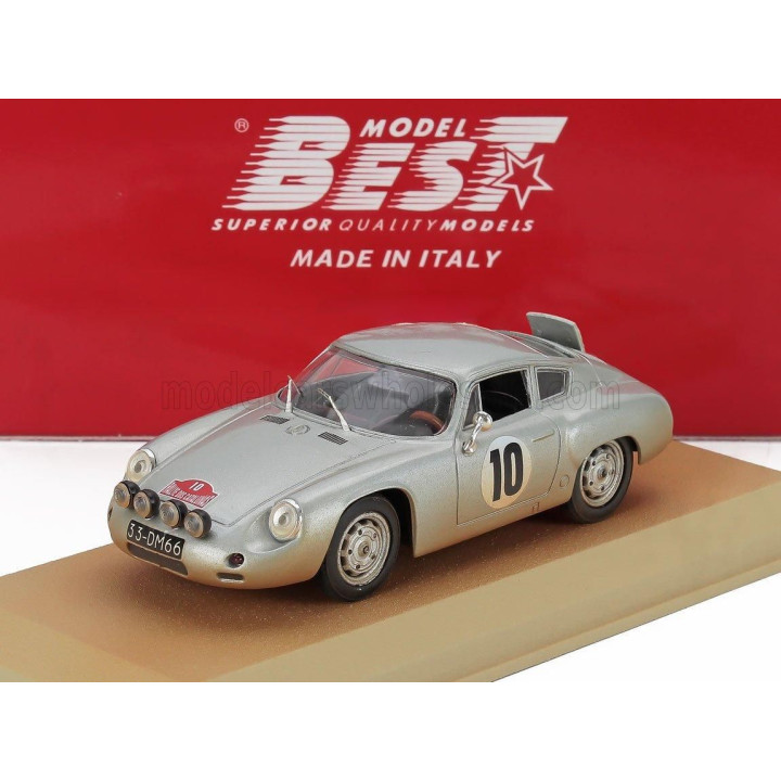 BEST MODEL PORSCHE 1600 GS ABARTH TEAM PABLO PICASSO (night version) N 10 RALLY DOS CATALUNAS (Dirty Version) 1965 HOSPITALIER -