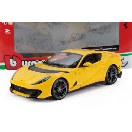 BURAGO FERRARI 812 COMPETIZIONE 2021 - GIALLO MODENA - YELLOW 1/18