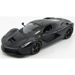 BURAGO FERRARI LAFERRARI 2013 - MATT BLACK 1/18